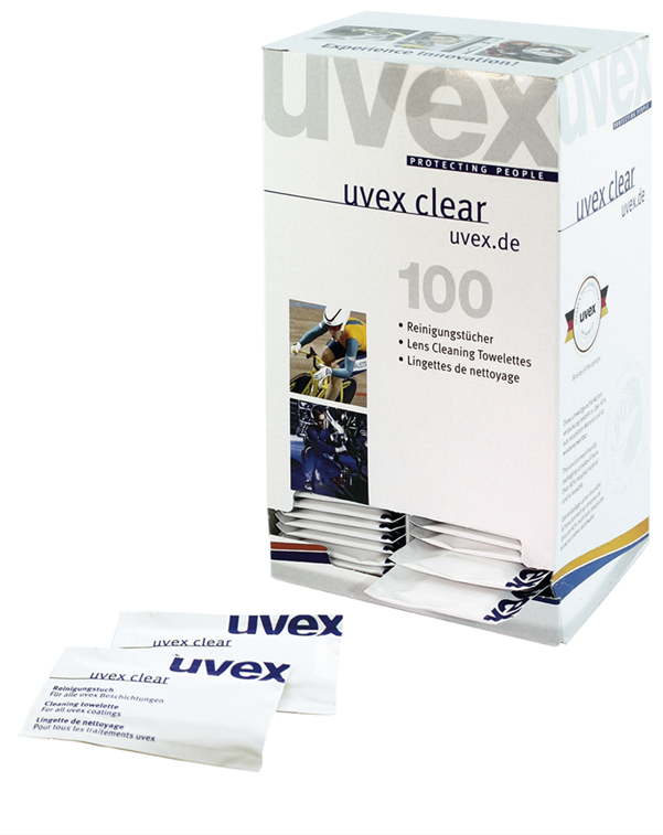 Uvex Clear 100 stk. Wipes Alticare ApS