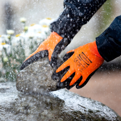 Granberg orange montagehandsker