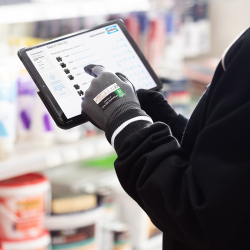 Granberg montagehandsker med touch