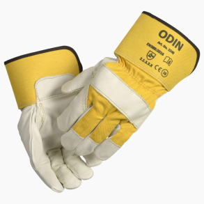 ODIN arbejdshandske i okse skind